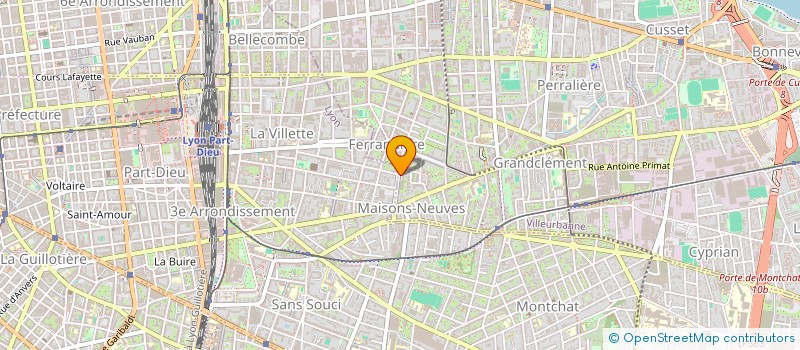 localisation de l'entreprise MONSIEUR JEAN-BAPTISTE DE DECKER  LYON