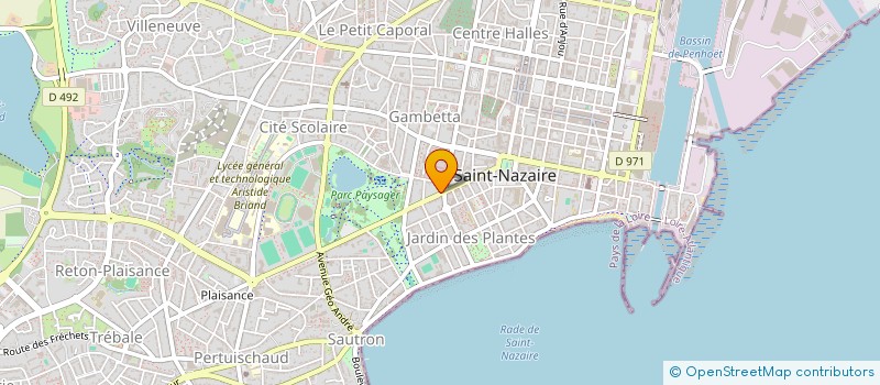 localisation de l'entreprise MONSIEUR JEAN-BAPTISTE DE LARMINAT  SAINT-NAZAIRE