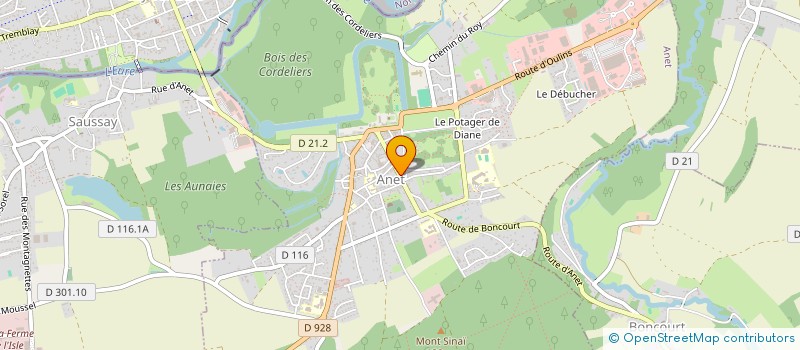 localisation de l'entreprise MONSIEUR JEAN-BAPTISTE DE VOS à ANET