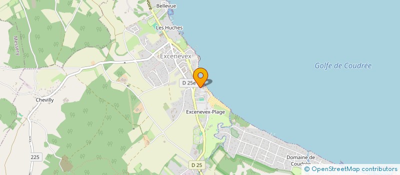 localisation de l'entreprise MONSIEUR JEAN-BAPTISTE DELACHAUSSEE  EXCENEVEX