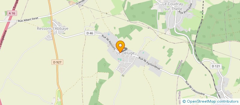 localisation de l'entreprise MONSIEUR JEAN BAPTISTE DELAVILLE  LA DRENNE