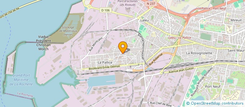 localisation de l'entreprise MONSIEUR JEAN-BAPTISTE DEMARLIERE  LA ROCHELLE