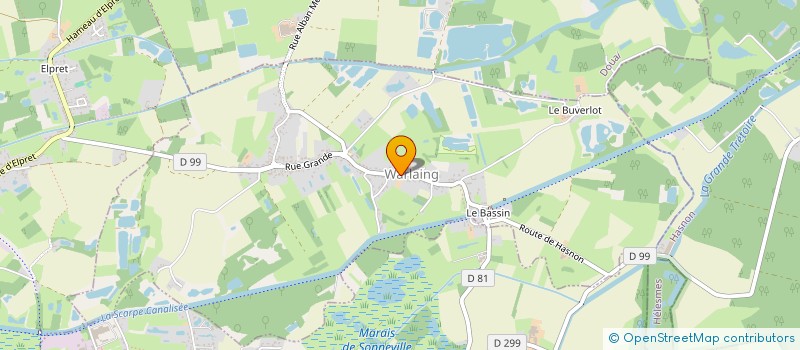 localisation de l'entreprise MONSIEUR JEAN BAPTISTE DEPRET à WARLAING
