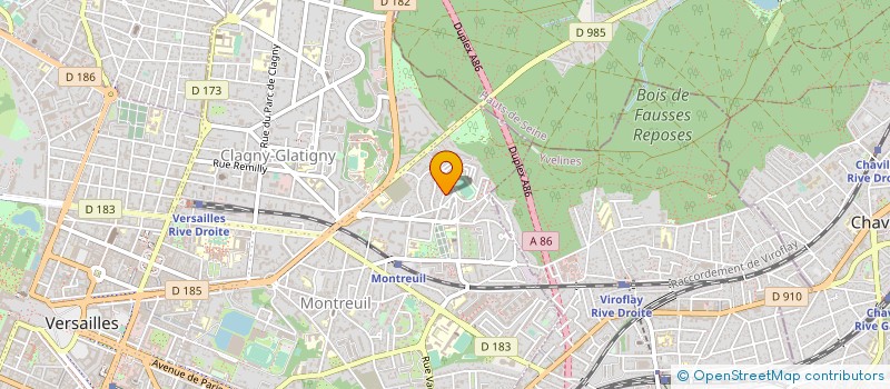 localisation de l'entreprise MONSIEUR JEAN-BAPTISTE DESCHAMPS à VERSAILLES