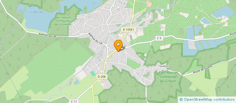 localisation de l'entreprise MONSIEUR JEAN-BAPTISTE DESFORGES  ARSAC