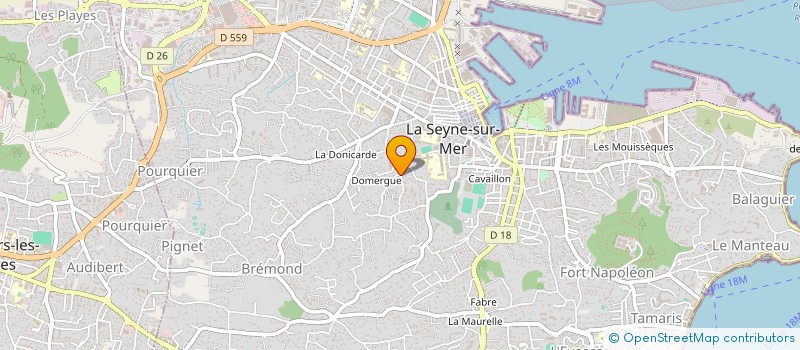 localisation de l'entreprise MONSIEUR JEAN-BAPTISTE DIAZ  LA SEYNE-SUR-MER