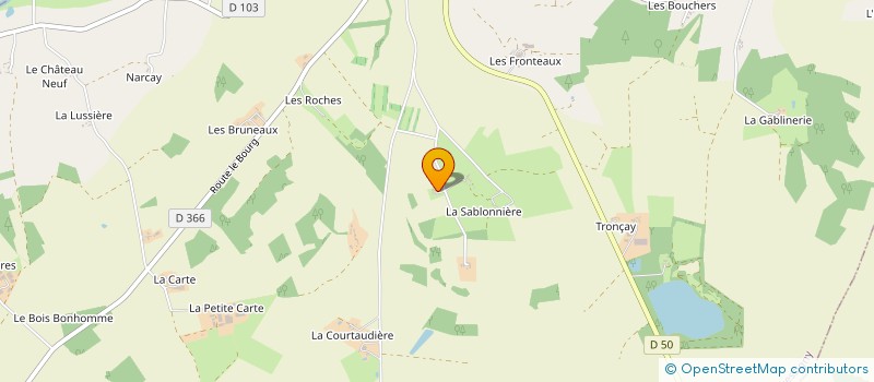 localisation de l'entreprise MONSIEUR JEAN-BAPTISTE DIEU  LE PETIT-PRESSIGNY