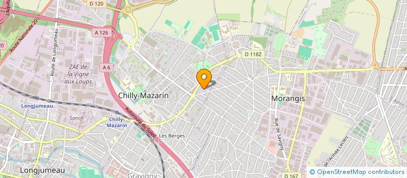 localisation de l'entreprise MONSIEUR JEAN-BAPTISTE DIMARTINO  CHILLY-MAZARIN