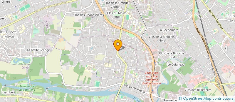 localisation de l'entreprise MONSIEUR JEAN-BAPTISTE DOIZY à ORLEANS