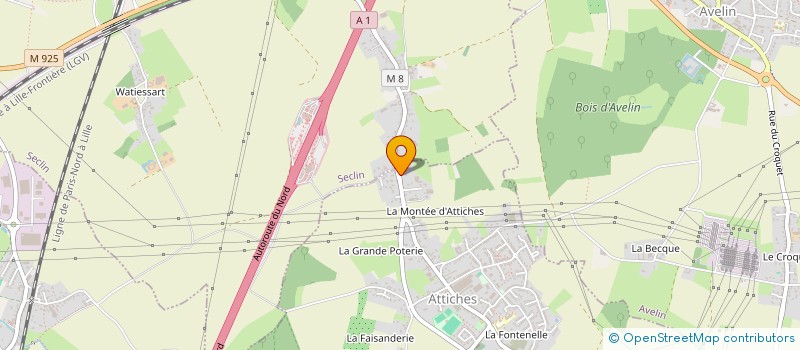 localisation de l'entreprise MONSIEUR JEAN BAPTISTE DOLLE à ATTICHES