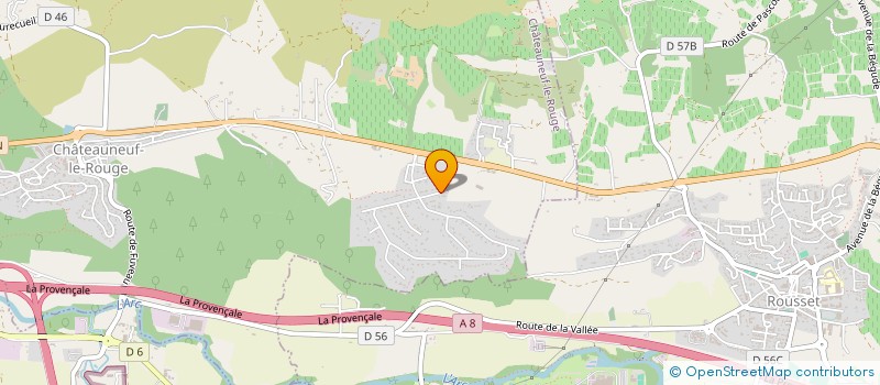 localisation de l'entreprise MONSIEUR JEAN-BAPTISTE DOMINICI  CHATEAUNEUF-LE-ROUGE