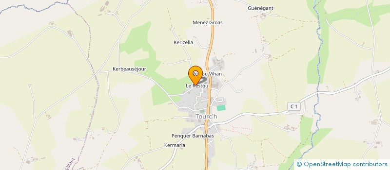 localisation de l'entreprise MONSIEUR JEAN-BAPTISTE DUBOIS  TOURCH