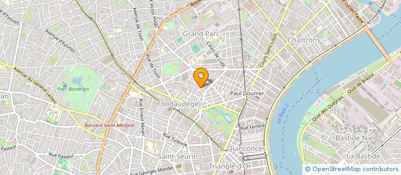 localisation de l'entreprise MONSIEUR JEAN-BAPTISTE DUBRUEL  BORDEAUX