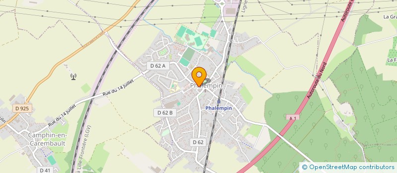 localisation de l'entreprise MONSIEUR JEAN-BAPTISTE DUFLOT  PHALEMPIN