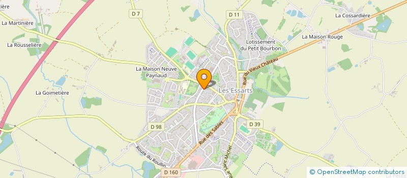 localisation de l'entreprise MONSIEUR JEAN BAPTISTE DUGAST  ESSARTS-EN-BOCAGE