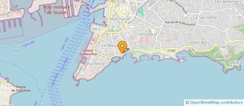 localisation de l'entreprise MONSIEUR JEAN-BAPTISTE DULUC à TOULON