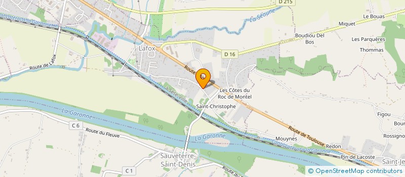 localisation de l'entreprise MONSIEUR JEAN-BAPTISTE DUMAS  LAFOX