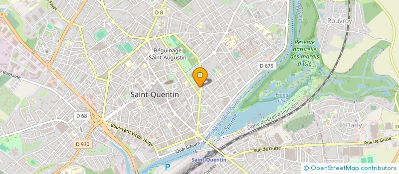 localisation de l'entreprise MONSIEUR JEAN-BAPTISTE DUMESNIL à SAINT-QUENTIN