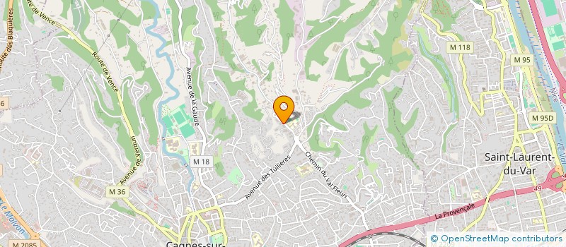 localisation de l'entreprise MONSIEUR JEAN-BAPTISTE DUMOITIER  CAGNES-SUR-MER