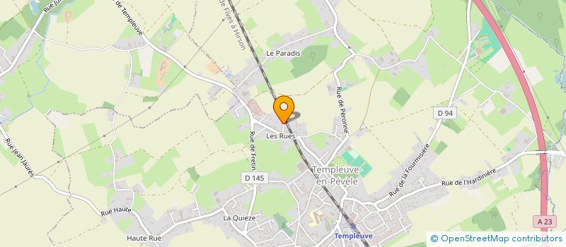 localisation de l'entreprise MONSIEUR JEAN BAPTISTE DUPAS  TEMPLEUVE-EN-PEVELE