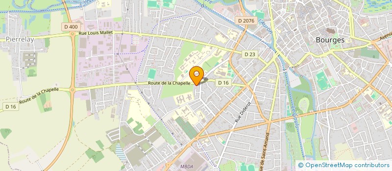 localisation de l'entreprise MONSIEUR JEAN-BAPTISTE DUPUY  BOURGES