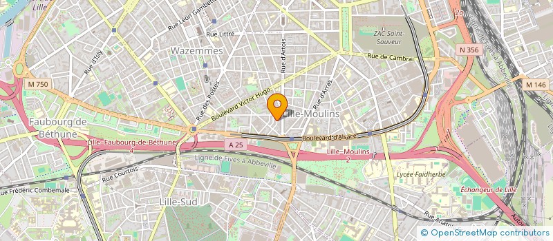 localisation de l'entreprise MONSIEUR JEAN-BAPTISTE DUSSART à LILLE
