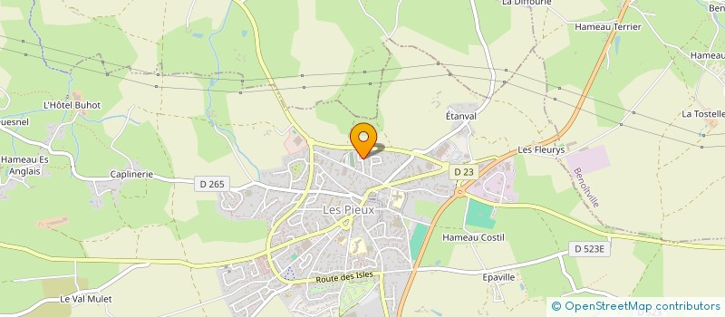 localisation de l'entreprise MONSIEUR JEAN-BAPTISTE ERNOUF  LES PIEUX