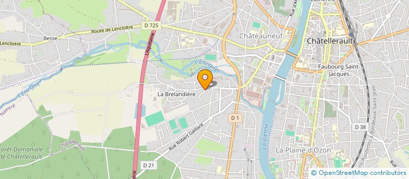 localisation de l'entreprise MONSIEUR JEAN-BAPTISTE ESTEBAN  CHATELLERAULT