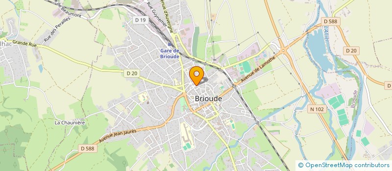 localisation de l'entreprise MONSIEUR JEAN-BAPTISTE FAURE à BRIOUDE