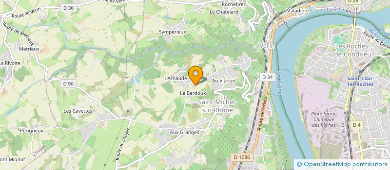 localisation de l'entreprise MONSIEUR JEAN-BAPTISTE FAURE  SAINT-MICHEL-SUR-RHONE