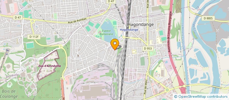 localisation de l'entreprise MONSIEUR JEAN-BAPTISTE FAVIER  HAGONDANGE