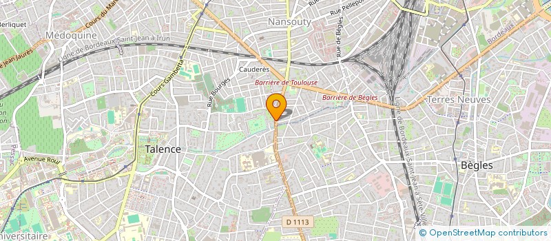 localisation de l'entreprise MONSIEUR JEAN-BAPTISTE FAYET  TALENCE