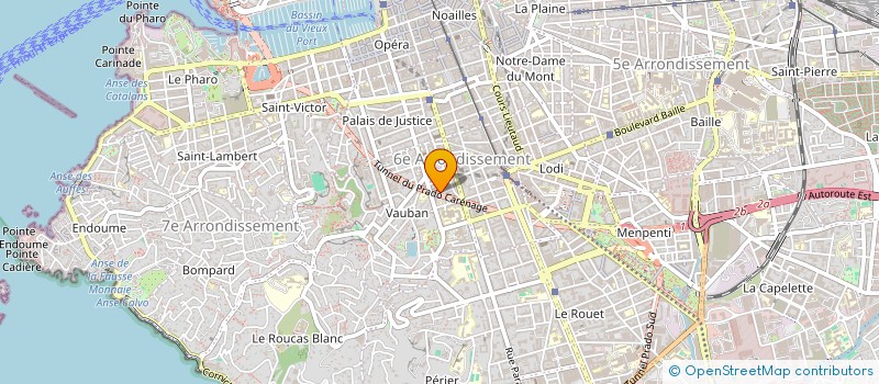 localisation de l'entreprise MONSIEUR JEAN-BAPTISTE FILLOD  MARSEILLE