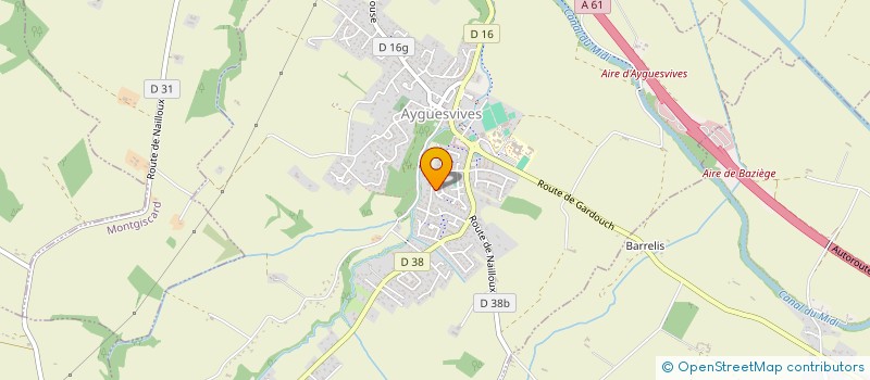 localisation de l'entreprise MONSIEUR JEAN-BAPTISTE FLEURY  AYGUESVIVES