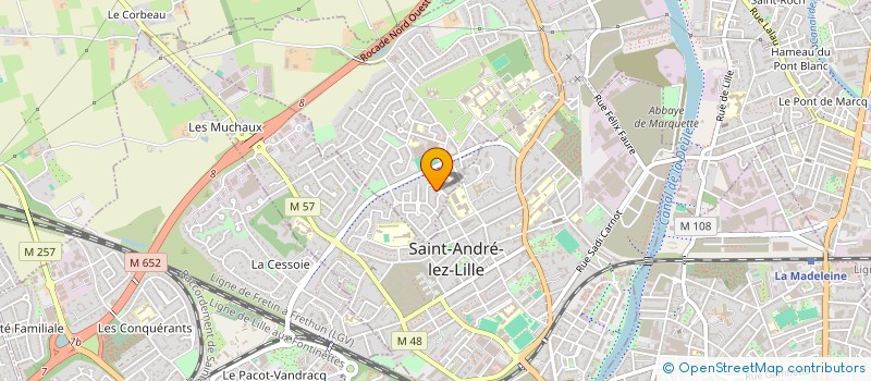 localisation de l'entreprise MONSIEUR JEAN-BAPTISTE FORESTIER  MARQUETTE-LEZ-LILLE