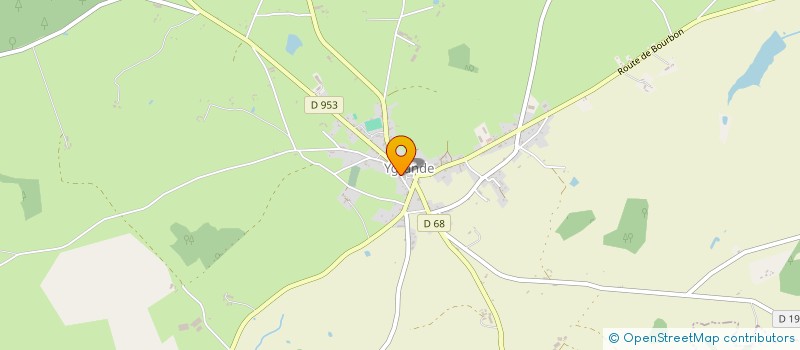 localisation de l'entreprise MONSIEUR JEAN-BAPTISTE FORET  YGRANDE