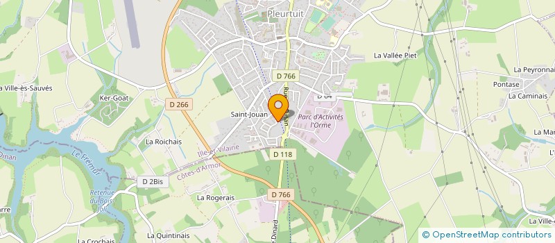 localisation de l'entreprise MONSIEUR JEAN-BAPTISTE FORMEY DE SAINT-LOUVENT  PLEURTUIT