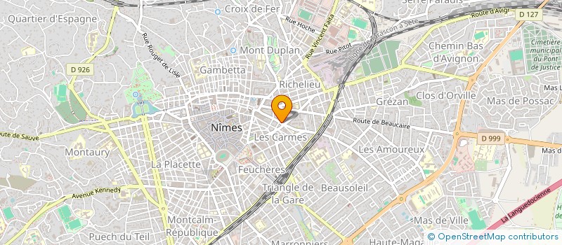 localisation de l'entreprise MONSIEUR JEAN-BAPTISTE FORTUNO  NIMES