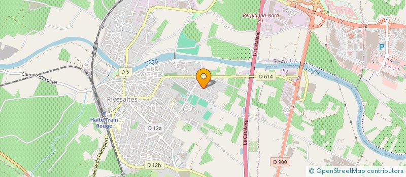 localisation de l'entreprise MONSIEUR JEAN-BAPTISTE FOURNIER  RIVESALTES