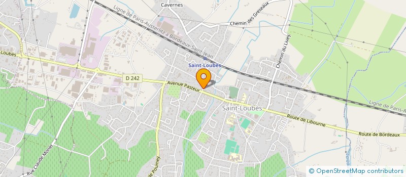 localisation de l'entreprise MONSIEUR JEAN-BAPTISTE FOURNIER  SAINT-LOUBES