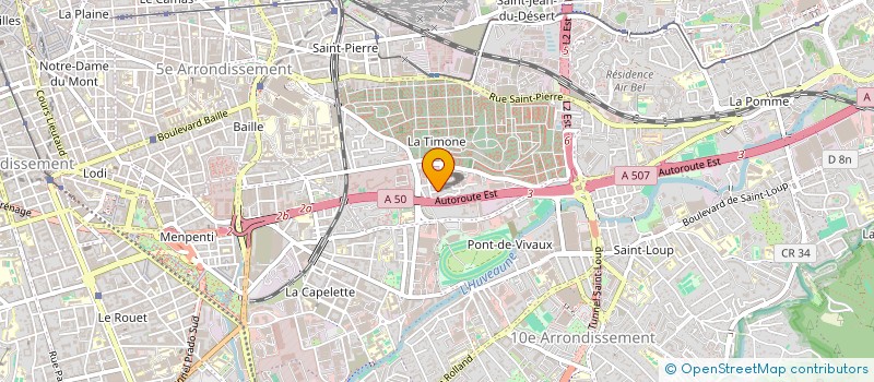 localisation de l'entreprise MONSIEUR JEAN-BAPTISTE FRANCESCHETTI  MARSEILLE