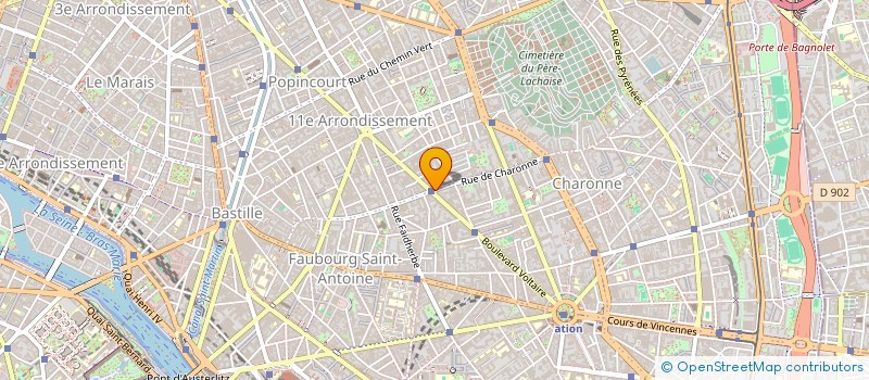 localisation de l'entreprise MONSIEUR JEAN-BAPTISTE FRESQUET  PARIS