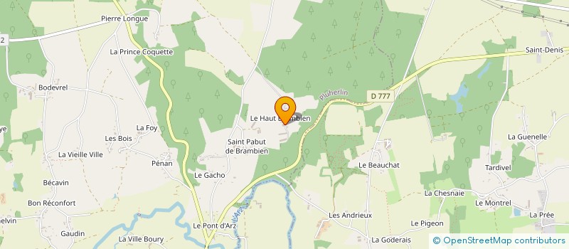 localisation de l'entreprise MONSIEUR JEAN BAPTISTE FULCHIRON à PLUHERLIN