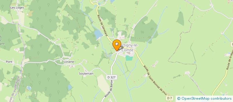 localisation de l'entreprise MONSIEUR JEAN-BAPTISTE GAASCH  MARTIGNY-LE-COMTE