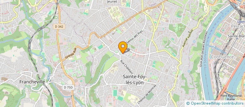 localisation de l'entreprise MONSIEUR JEAN-BAPTISTE GAGNIOUD à SAINTE-FOY-LES-LYON