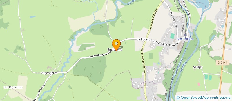 localisation de l'entreprise MONSIEUR JEAN BAPTISTE GANDRILLE  VAUX