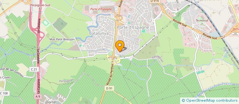 localisation de l'entreprise MONSIEUR JEAN-BAPTISTE GARD  PERPIGNAN