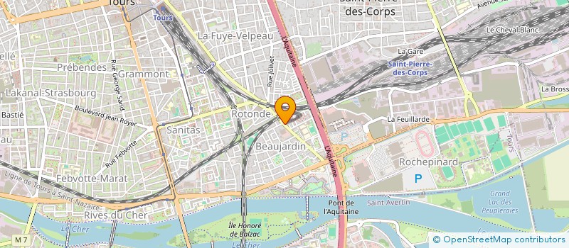 localisation de l'entreprise MONSIEUR JEAN BAPTISTE GAYOUX  TOURS