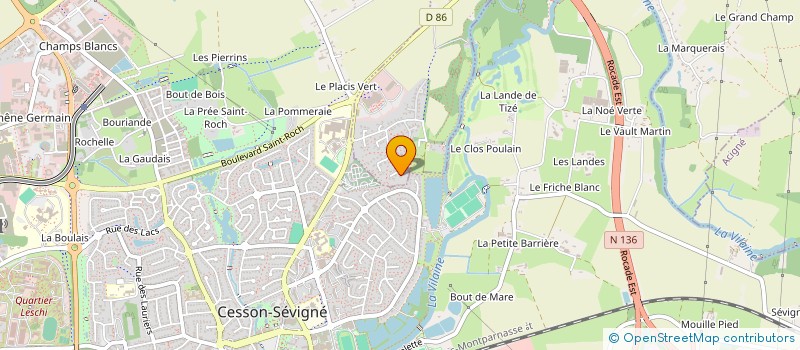 localisation de l'entreprise MONSIEUR JEAN-BAPTISTE GELDOF  THORIGNE-FOUILLARD