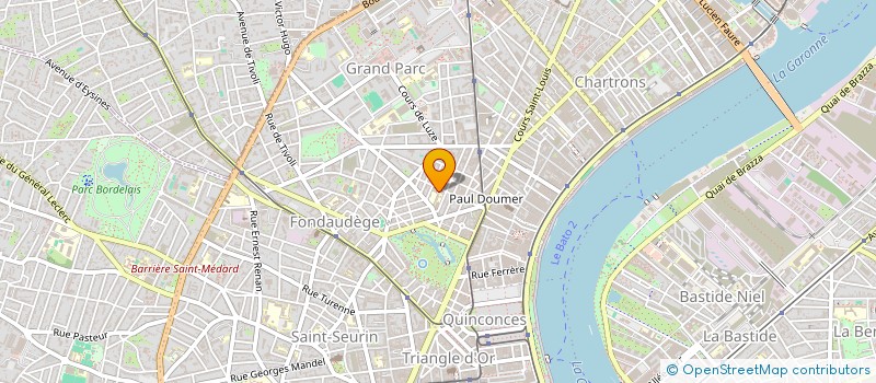 localisation de l'entreprise MONSIEUR JEAN-BAPTISTE GELLE  BORDEAUX